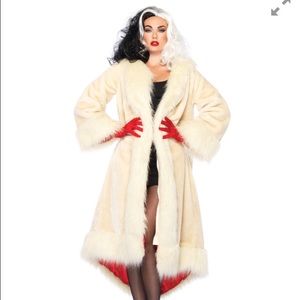 DISNEY CRUELLA DE VIL FUR COAT ADULT