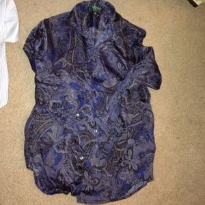 Ralph Lauren, long-sleeve button-down shirt, M