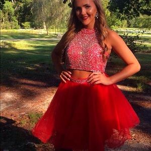 HOMECOMING DRESS TWO PIECE