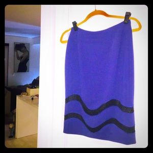 💼Rachel Roy Navy+Lace Pencil skirt💼