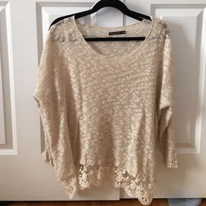 LF lace sweater