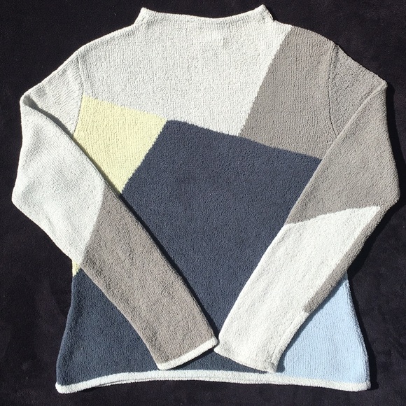 CO & EDDY Color Block Chenille Sweater - Picture 2 of 3