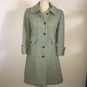 Vintage Ransohoffs Green Coat Size 10