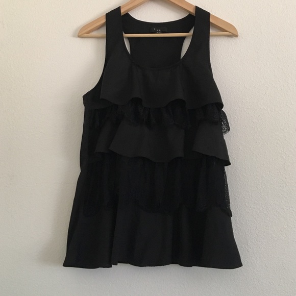 Forever 21 black lace top