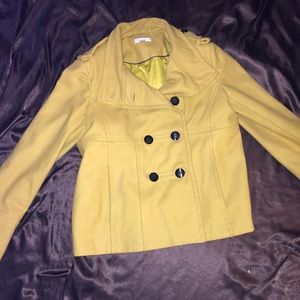 Mustard Pea Coat
