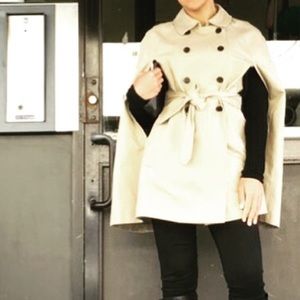 Light Brown Toggle Cape J Crew