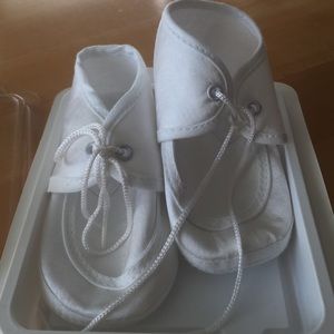 Baby boy christening shoes