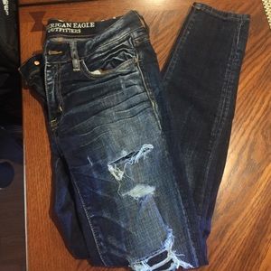 American eagle jeans, short or wear crop