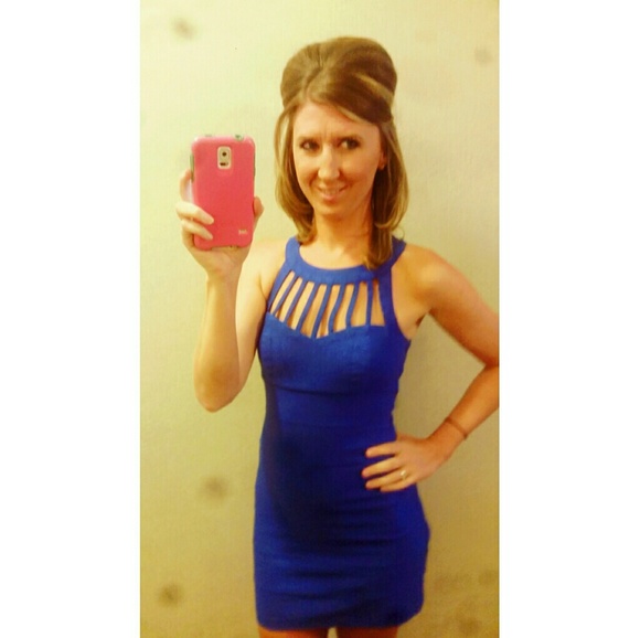 Royal Blue Dress - Picture 4 of 4