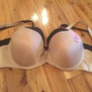 NWT NUDE 36DDD BRA ~ Black worn once