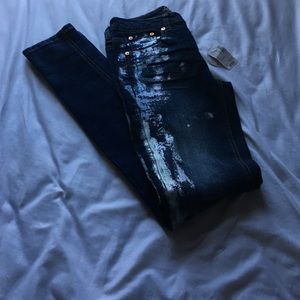 Justice Slim Dark Wash Jeans