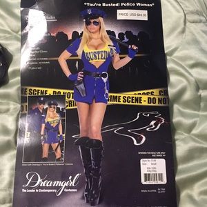 Halloween "You're busted! Police Woman".