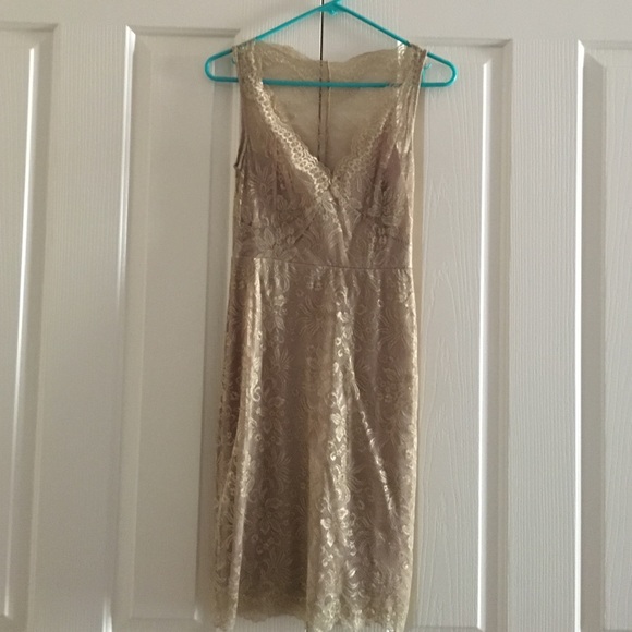 Gold dress