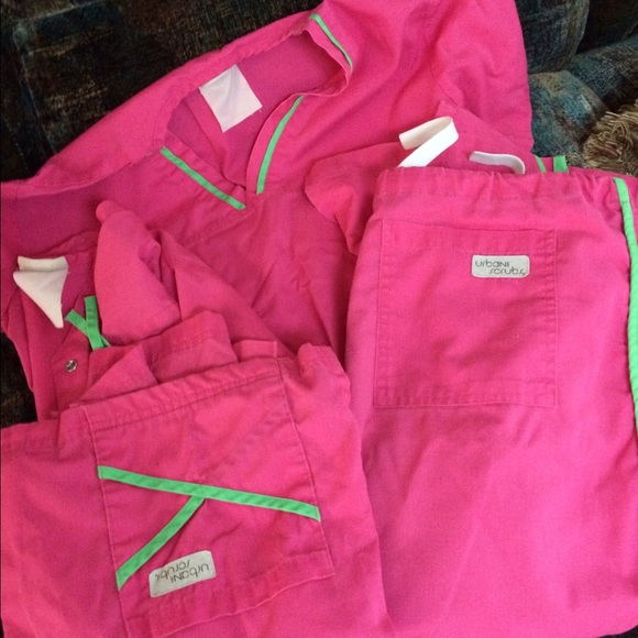 Scrub top, jacket and pants
