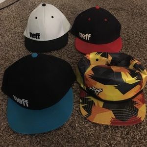 Neff men's SnapBack bundle