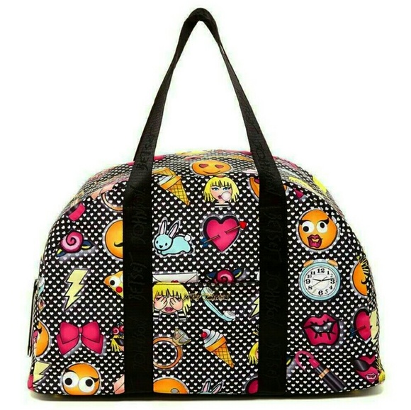 Betsey Johnson Handbags - Betsey Johnson Weekender Yoga Bag Emoji