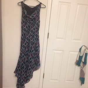 Geometric print dress