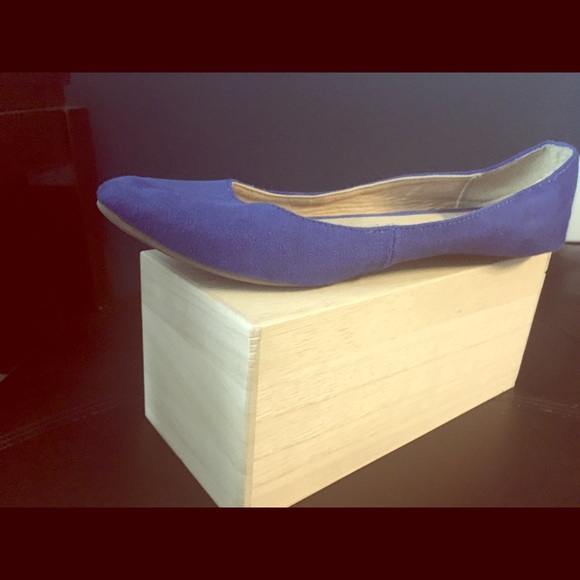 Bright Blue Ballet Flats