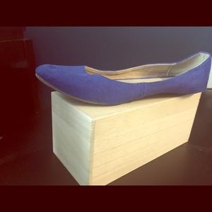 Bright Blue Ballet Flats