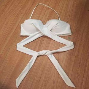 VS PINK body wrap bikini top