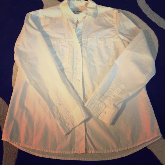 Madewell white top