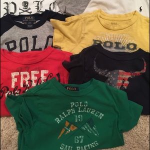 Designed polo tshirt lot