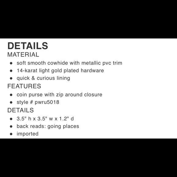 Kate Spade Globe Coin Purse NWT - Picture 4 of 4