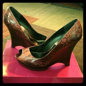 Carlos Santana Snakeskin Heels