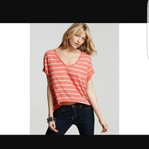 NWT Free People Supersoft Hi Low Tee