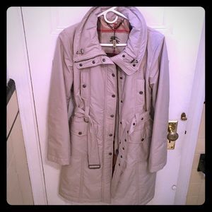 Burberry London Trench Coat Beige Pale Taupe
