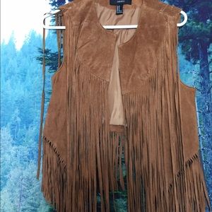 🌜Genuine Suede Vest (nevr worn Brand New W/tags🌛