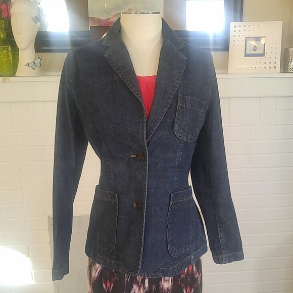 GAP Denim Blazer
