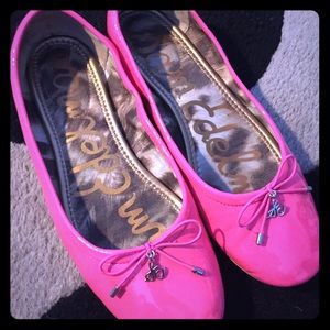 Sam Edelman Hot Pink Ballet Flats!