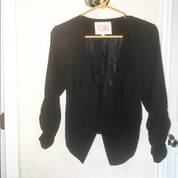 GB black blazer