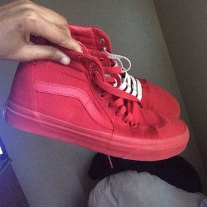 red sk8-hi vans