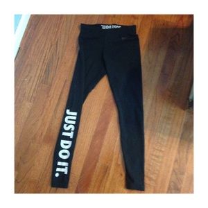 Nike "just do it" leggings