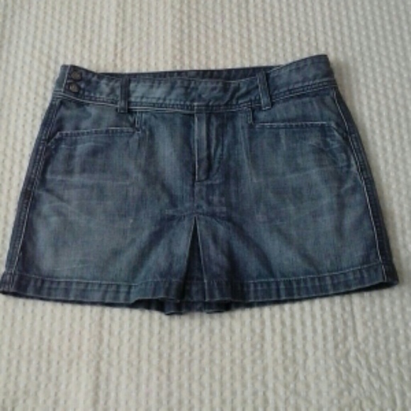 Citizens of Humanity Denim Pre-washed Mini Skirt