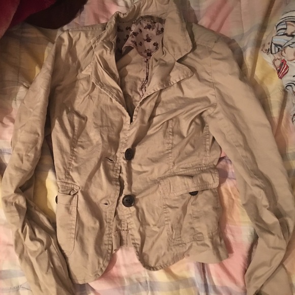 khaki blazer - Picture 1 of 1