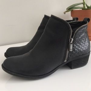 Lucky Brand Black "Bartalino" Ankle Boots
