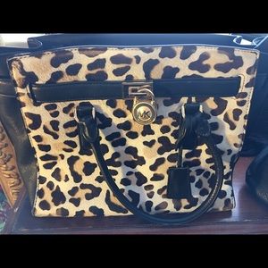 MK leopard purse