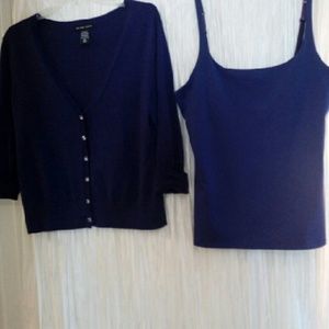 Cute purple top with tank top to match