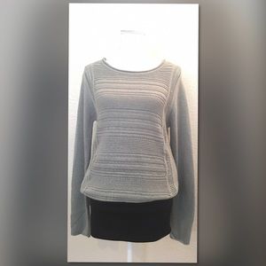 Long sage knitted sweater