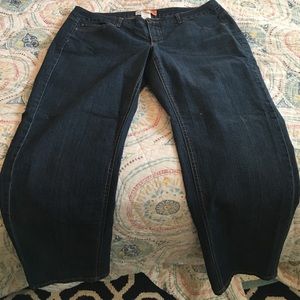 Jeans - medium blue - straight leg - short length