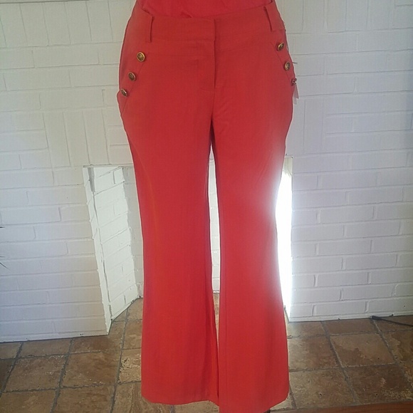 Forever 21 orange trousers