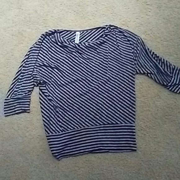 Espresso Black and Gray Top