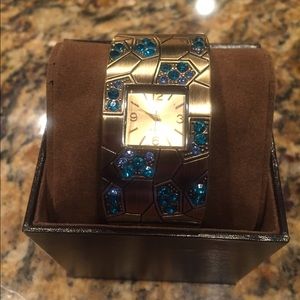 Beautiful Blue Cristals Watch Bracelet โ๏ธ
