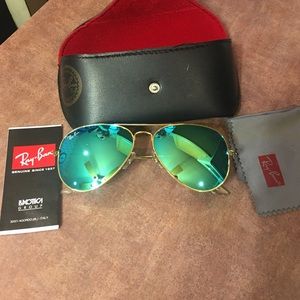 Ray ban aviator glasses