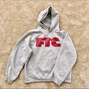 FTC Men's Gray Hoodie. Medium.