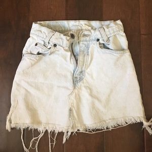 Vintage Levi mini skirt