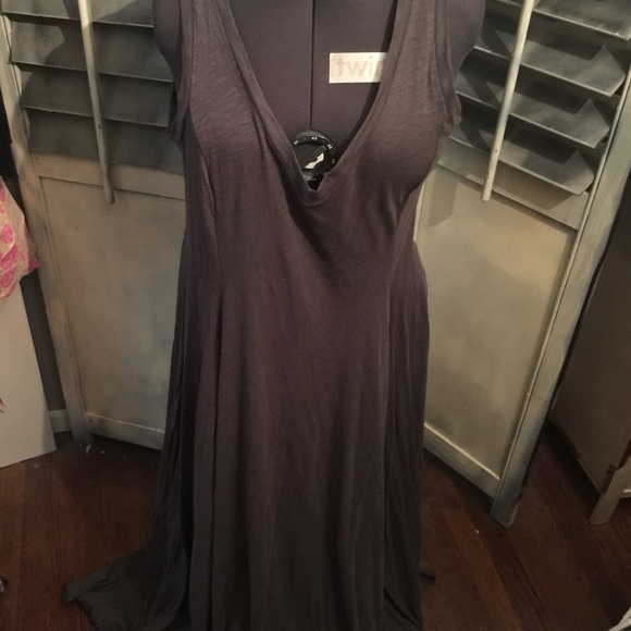 Philosophy high low dark grey Maxi